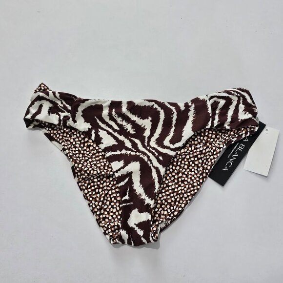 La Blanca Fierce Lines Reversible Side Shirred Hipster Bottom - Picture 8 of 14